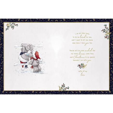 One I Love Me to You Bear Large Christmas Card Extra Image 1